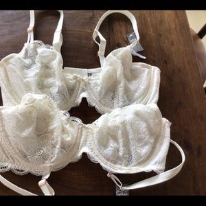 Lot of 4 Aerie brand new Bras. 38DD